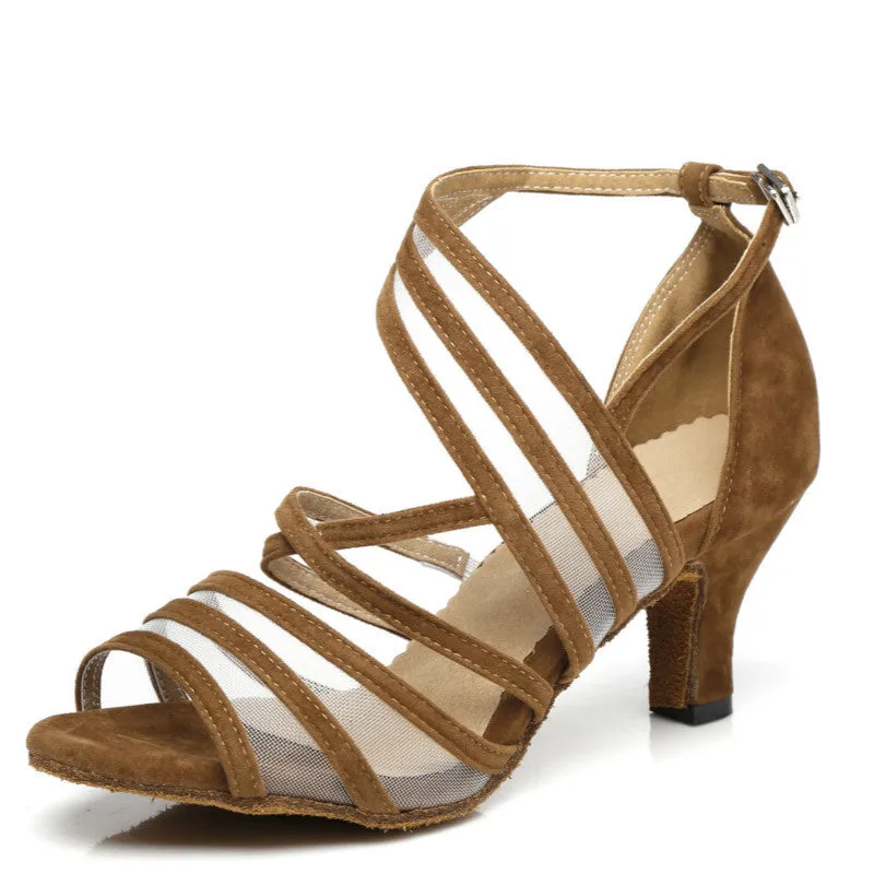 Latin Dance Soft Sole High Heel Shoes