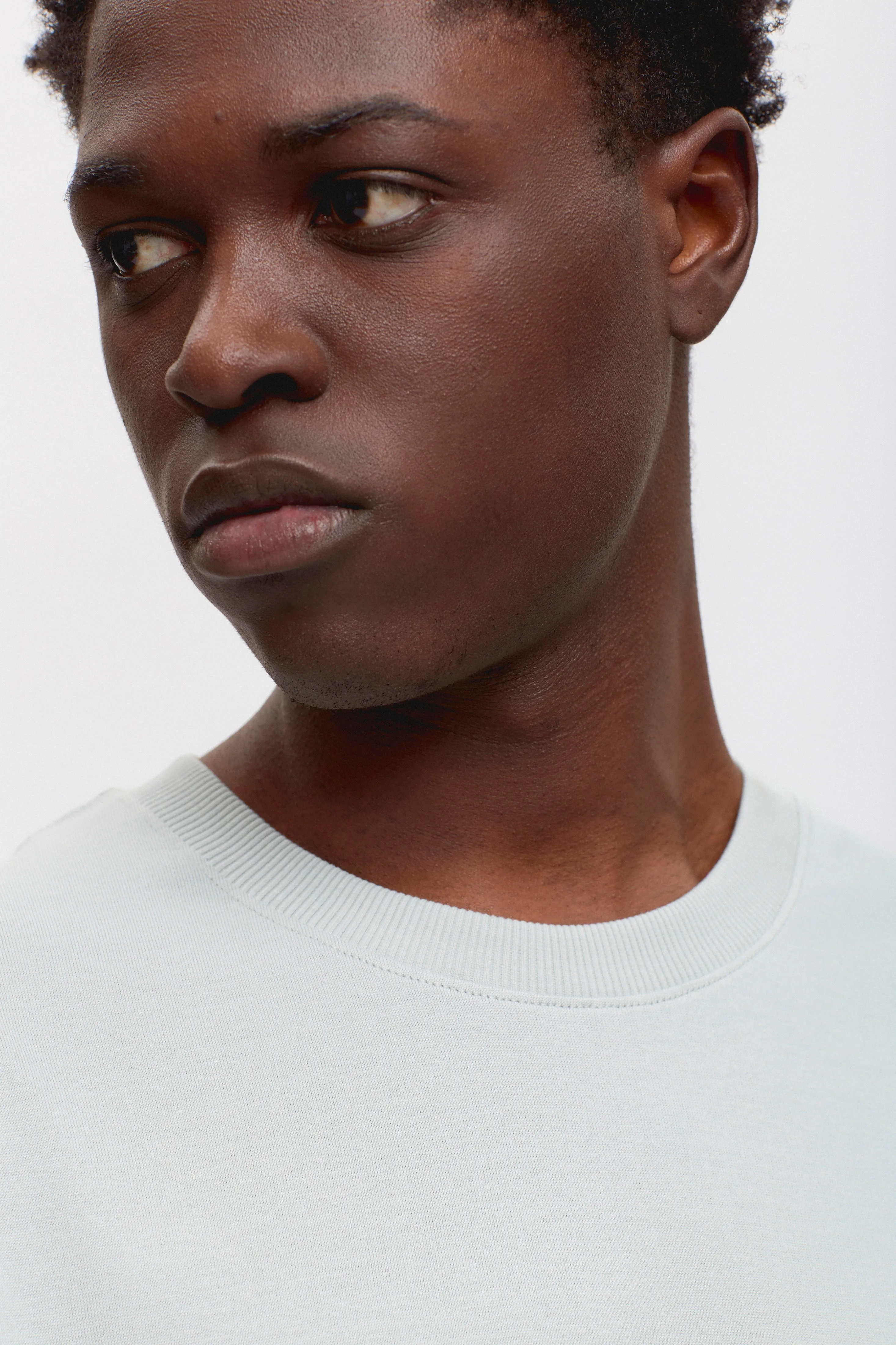 Men's Midweight Crew in Puritan Grey
