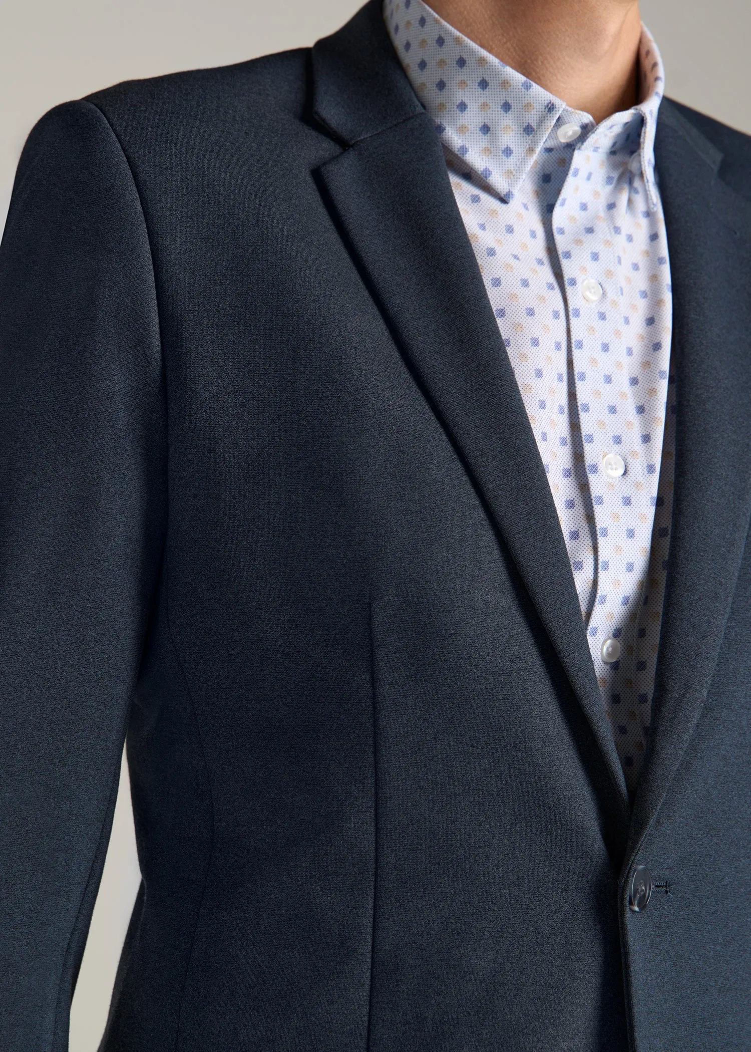 Men's Tall Blazer in Blue Steel