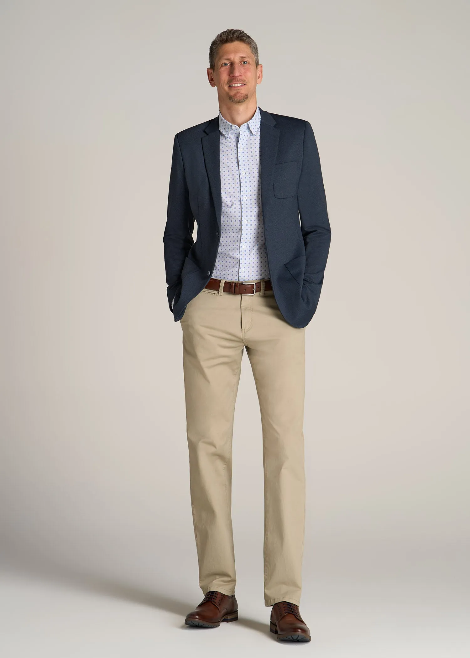 Men's Tall Blazer in Blue Steel