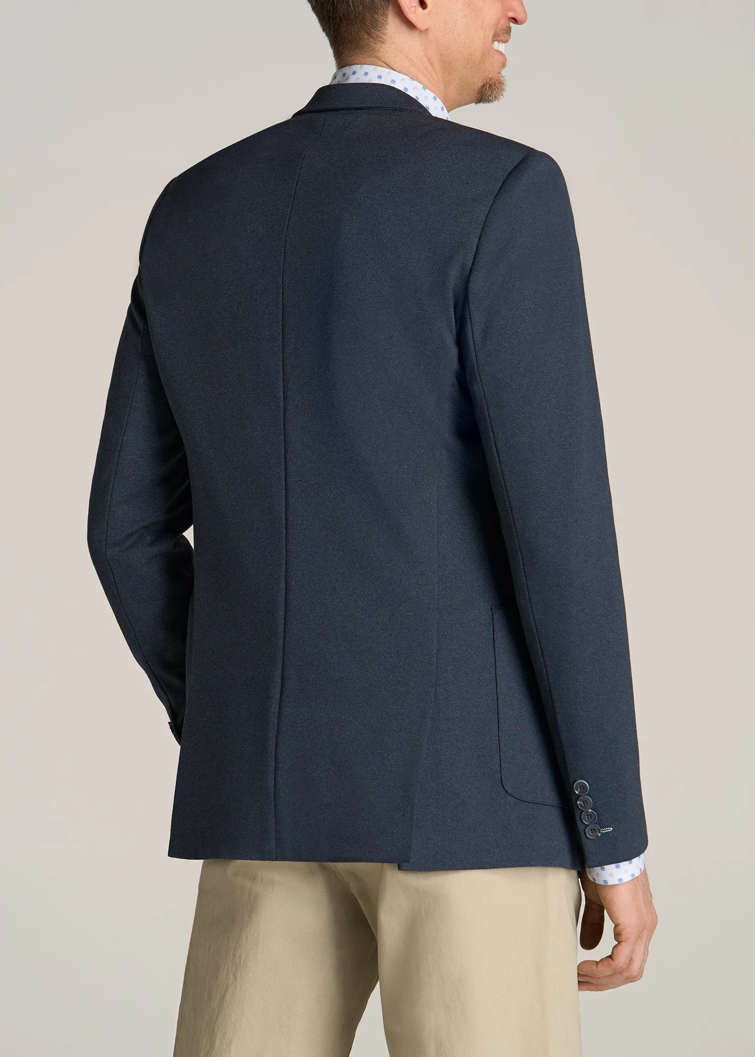 Men's Tall Blazer in Blue Steel