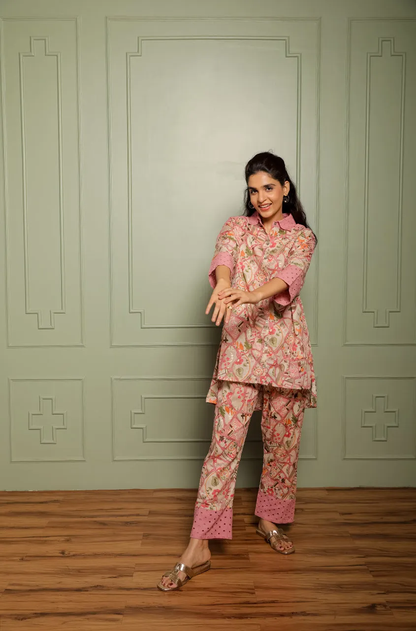 OH MY CO-ORD!! - Rosewood Printed Co-ord Set