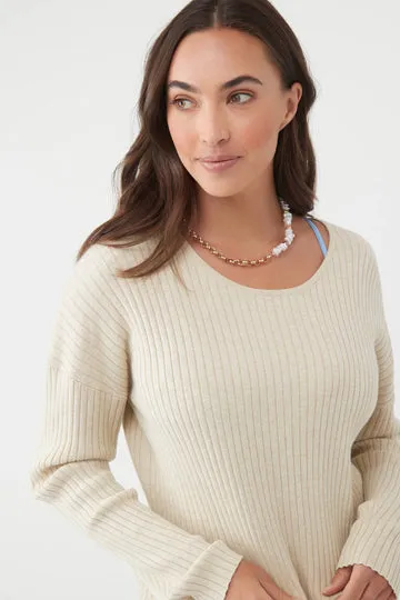 O'Neill Marla L/S Shirt-Oatmeal Heather