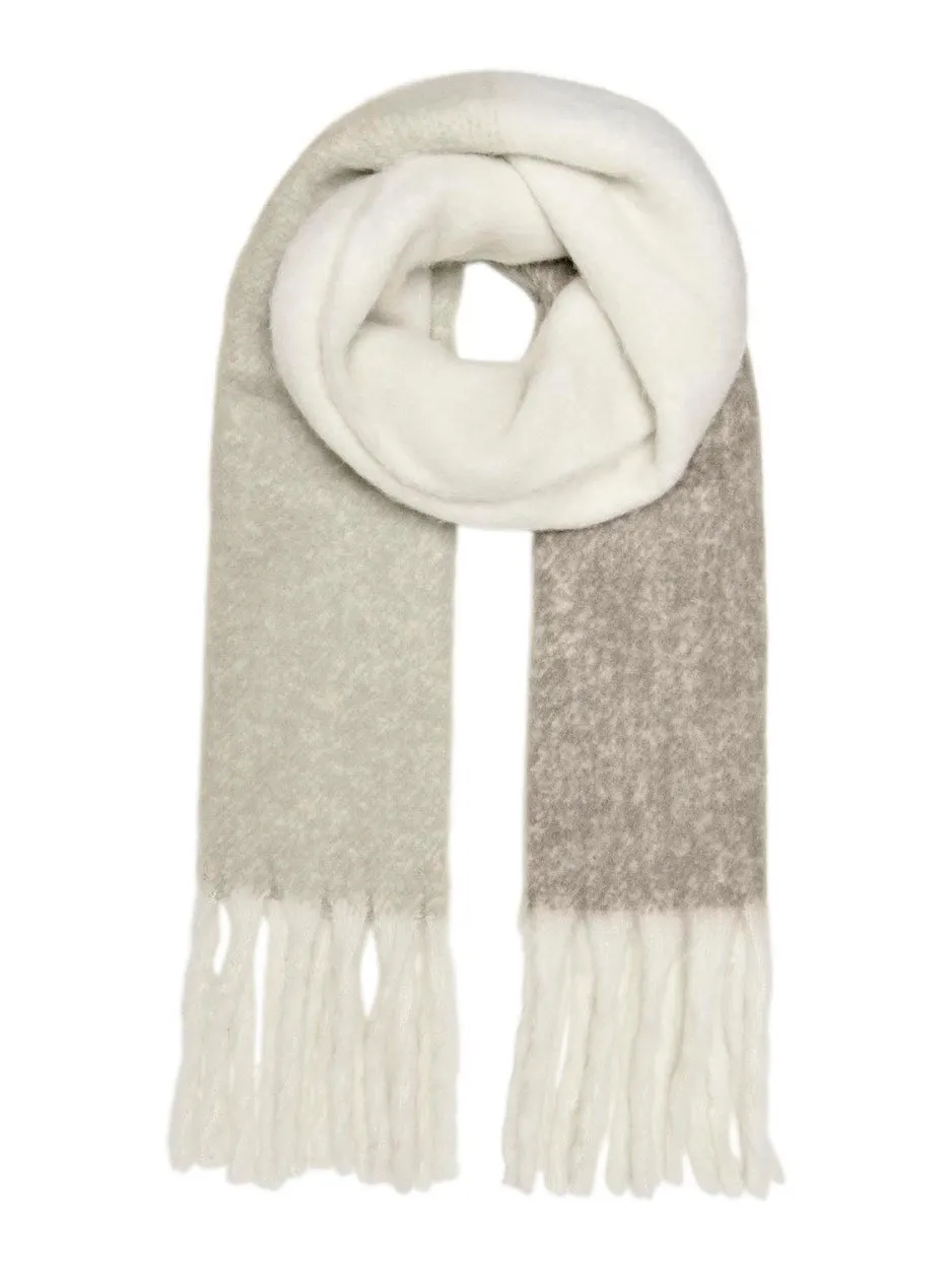Onlbonnie Life Long Fringed Scarf C - Licht Bruin