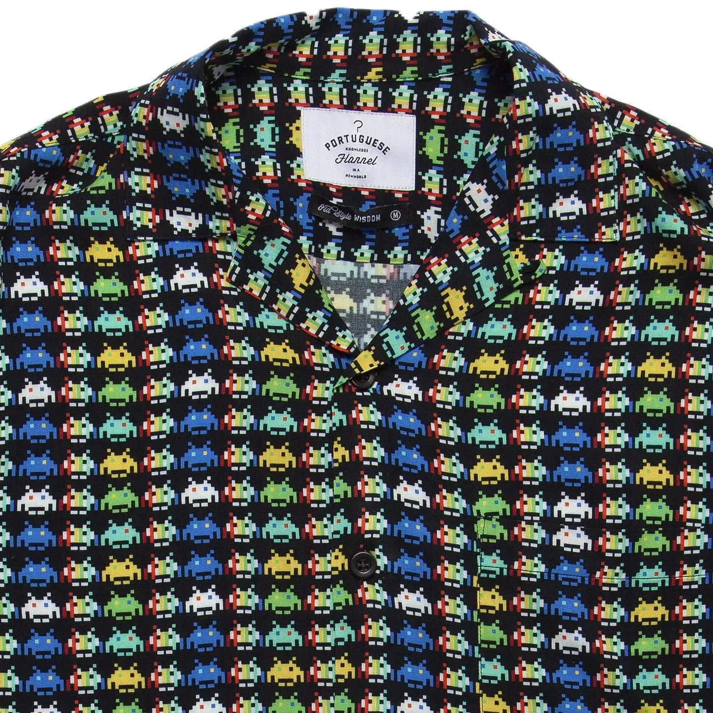 Past Future Aliens Spread Collar - Black / Neon