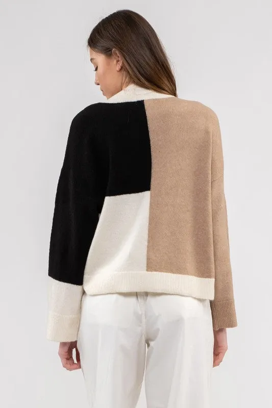 Perfect Patch Knit Sweater