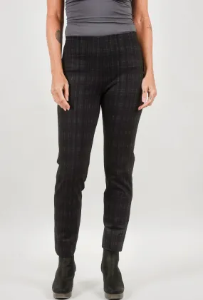 Plaid Milo Pant, Black