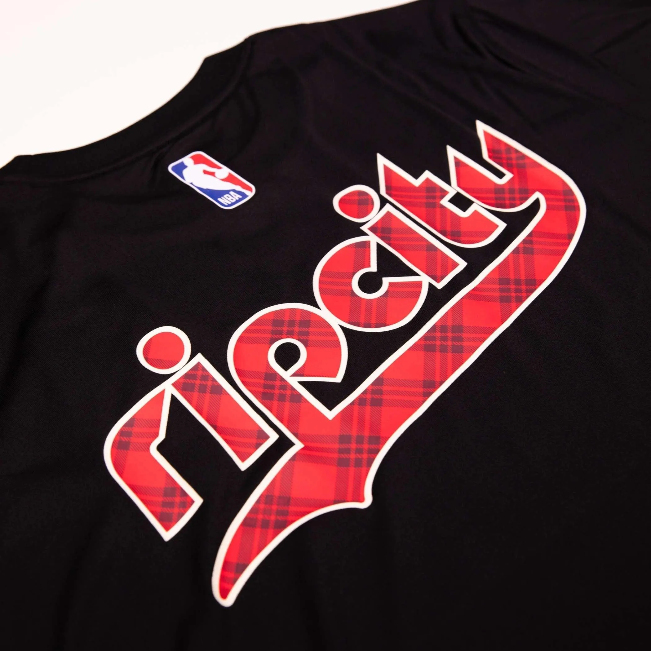 Portland Trail Blazers Nike Retro Plaid Pregame Long Sleeve Shirt