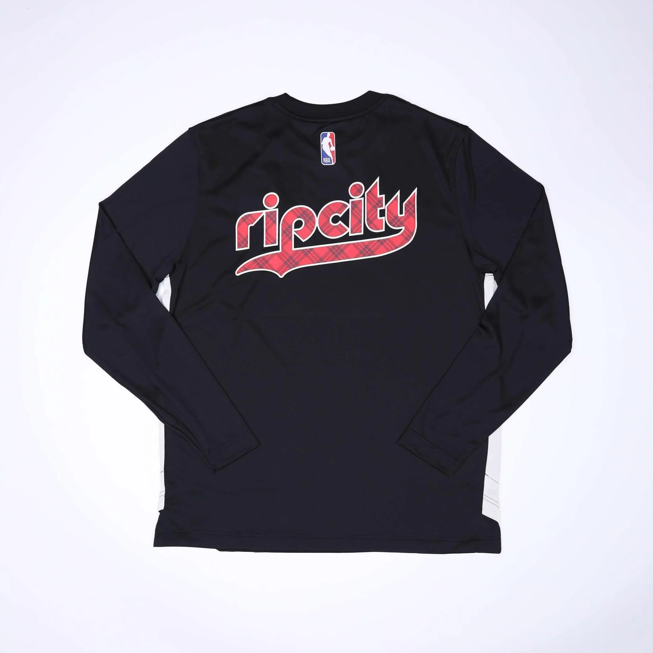 Portland Trail Blazers Nike Retro Plaid Pregame Long Sleeve Shirt