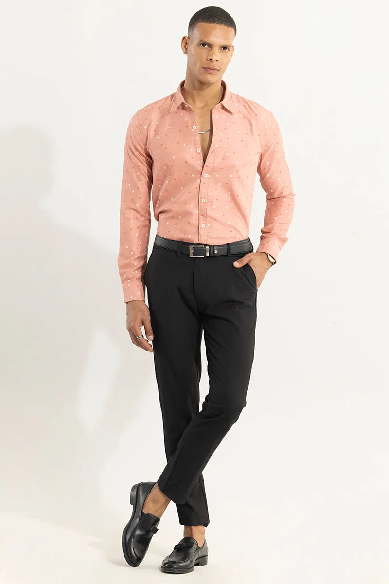 Punto Cord Weave Pink Shirt