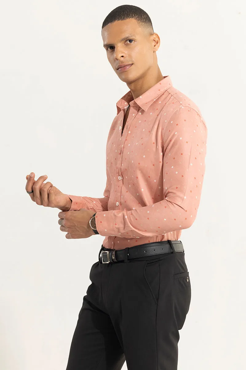 Punto Cord Weave Pink Shirt