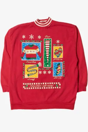 "Keep Warm And Merry" Ugly Christmas Sweatshirt 62207