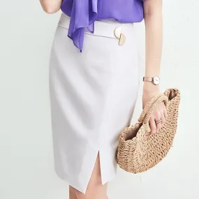 Summer Brands Korea Dongdaemun Women OL Uniform Slim Look All-Matching Skirt Hip Flattering Skirt