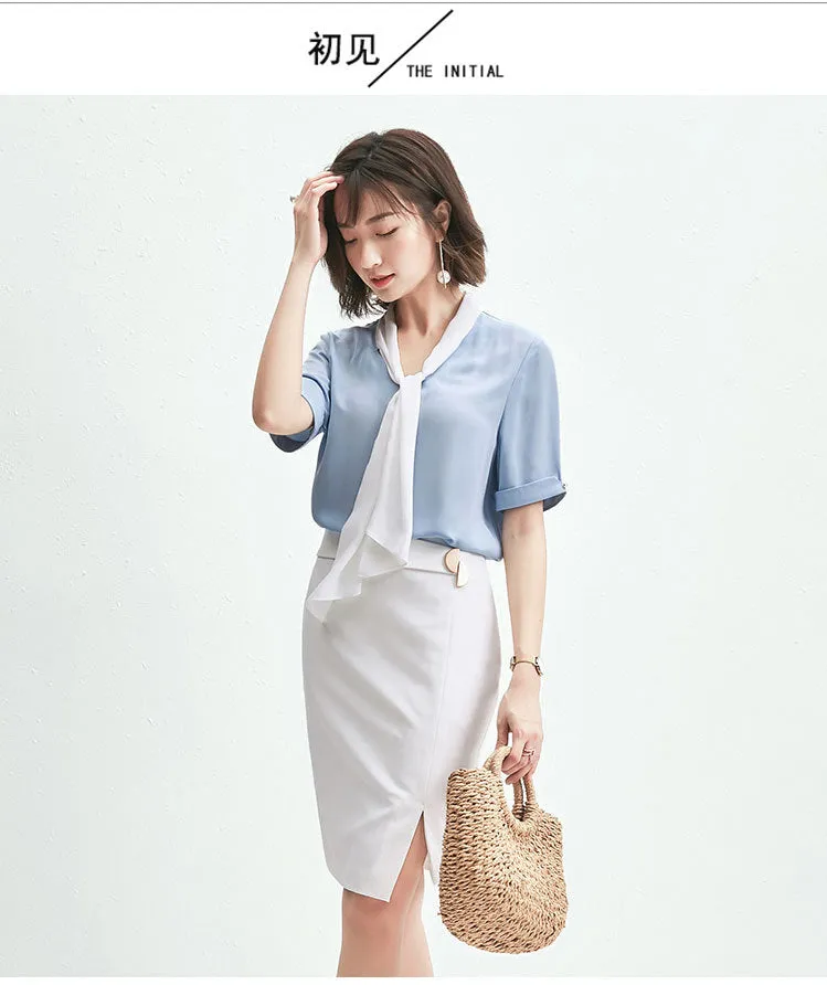 Summer Brands Korea Dongdaemun Women OL Uniform Slim Look All-Matching Skirt Hip Flattering Skirt