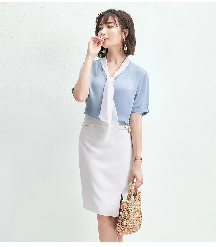 Summer Brands Korea Dongdaemun Women OL Uniform Slim Look All-Matching Skirt Hip Flattering Skirt