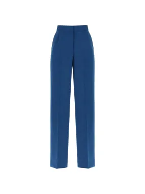 Techno Gabardine Wide Leg Trousers