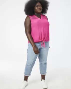 Toni Sleeveless Blouse | Magenta
