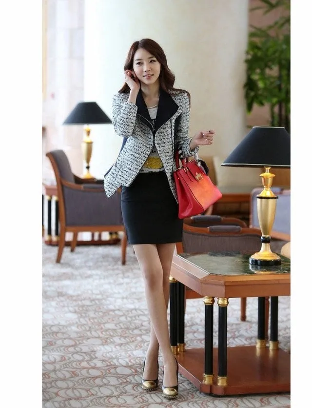 Uniform Hip Flattering Skirt Formal Skirt