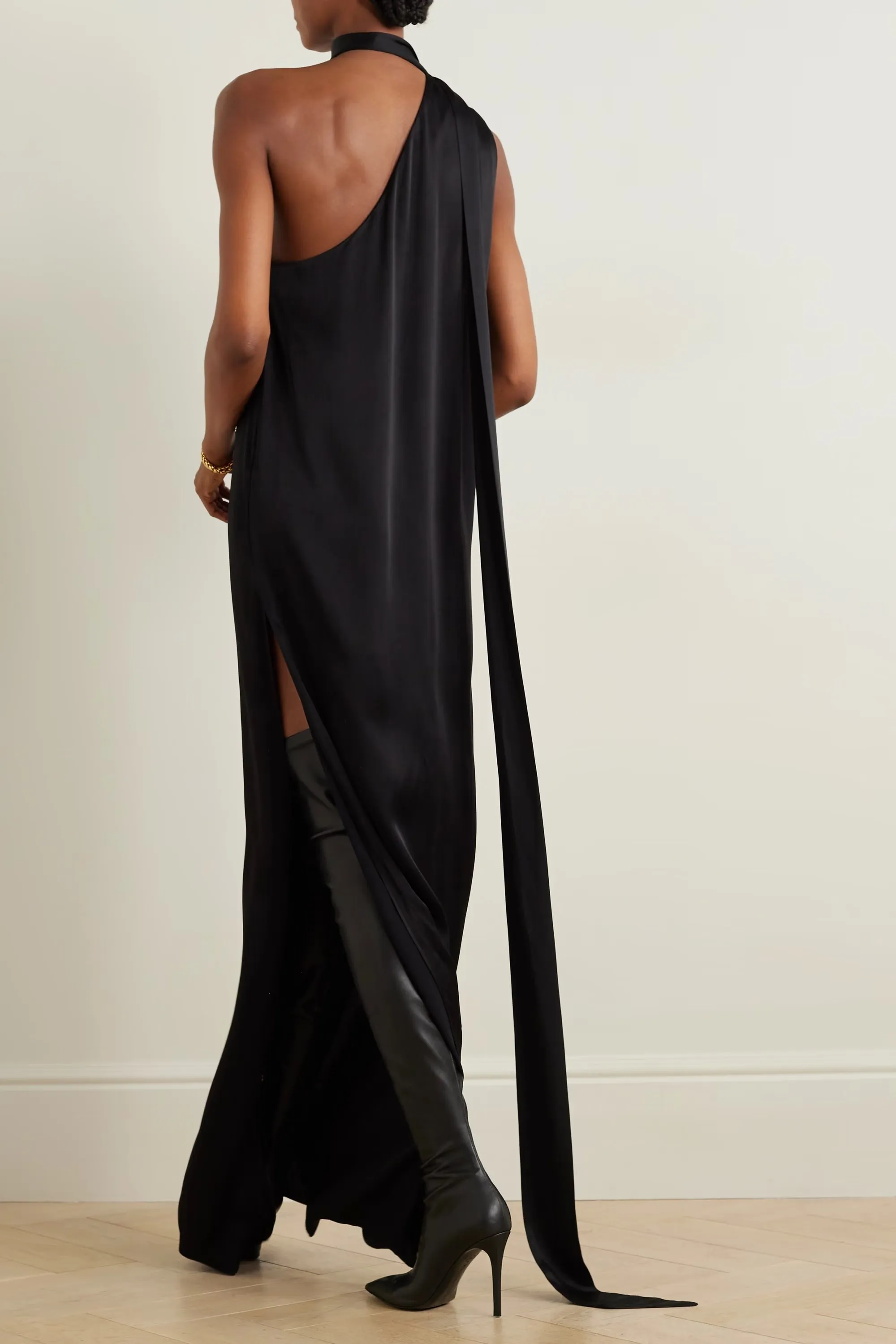 Women's Black Viscose Dresses - BlackBeads